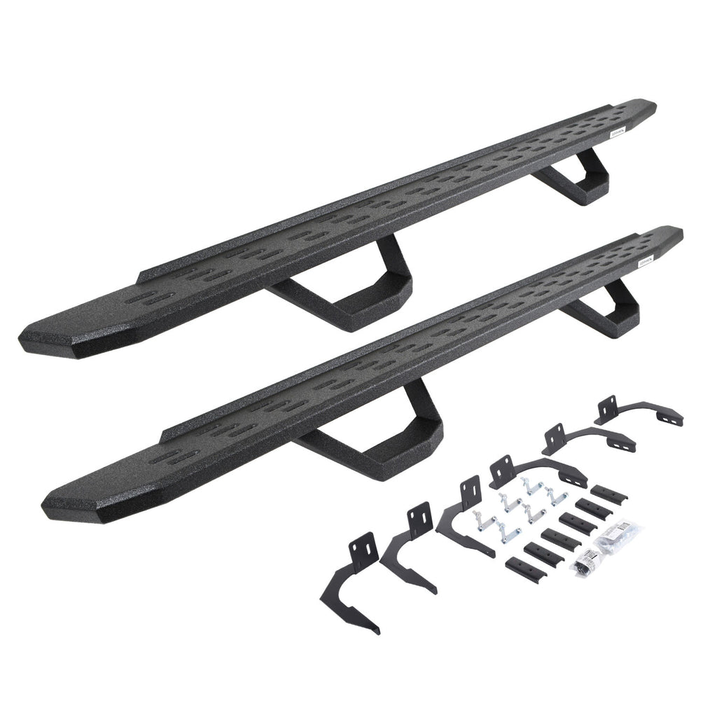 Go Rhino 6961068720T RB30 Running Boards with Mounting Brackets, 2 Pairs Drop Steps Kit for Select Dodge Ram 1500, Dodge Ram 2500, Dodge Ram 3500, Ram 1500, Ram 2500, Ram
