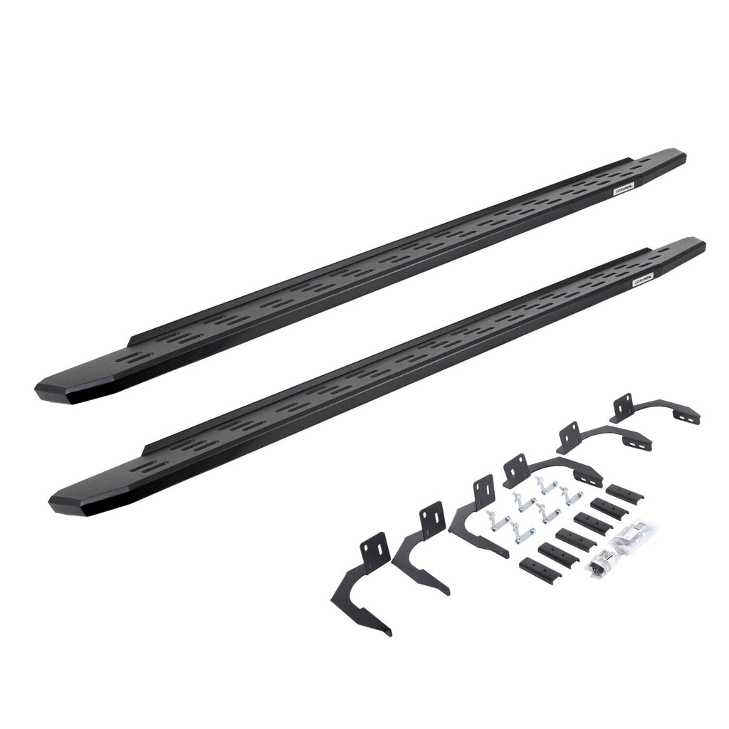 Go Rhino 69610687PC RB30 Running Boards with Mounting Bracket Kit for Select Dodge Ram 1500, Dodge Ram 2500, Dodge Ram 3500, Ram 1500, Ram 2500, Ram