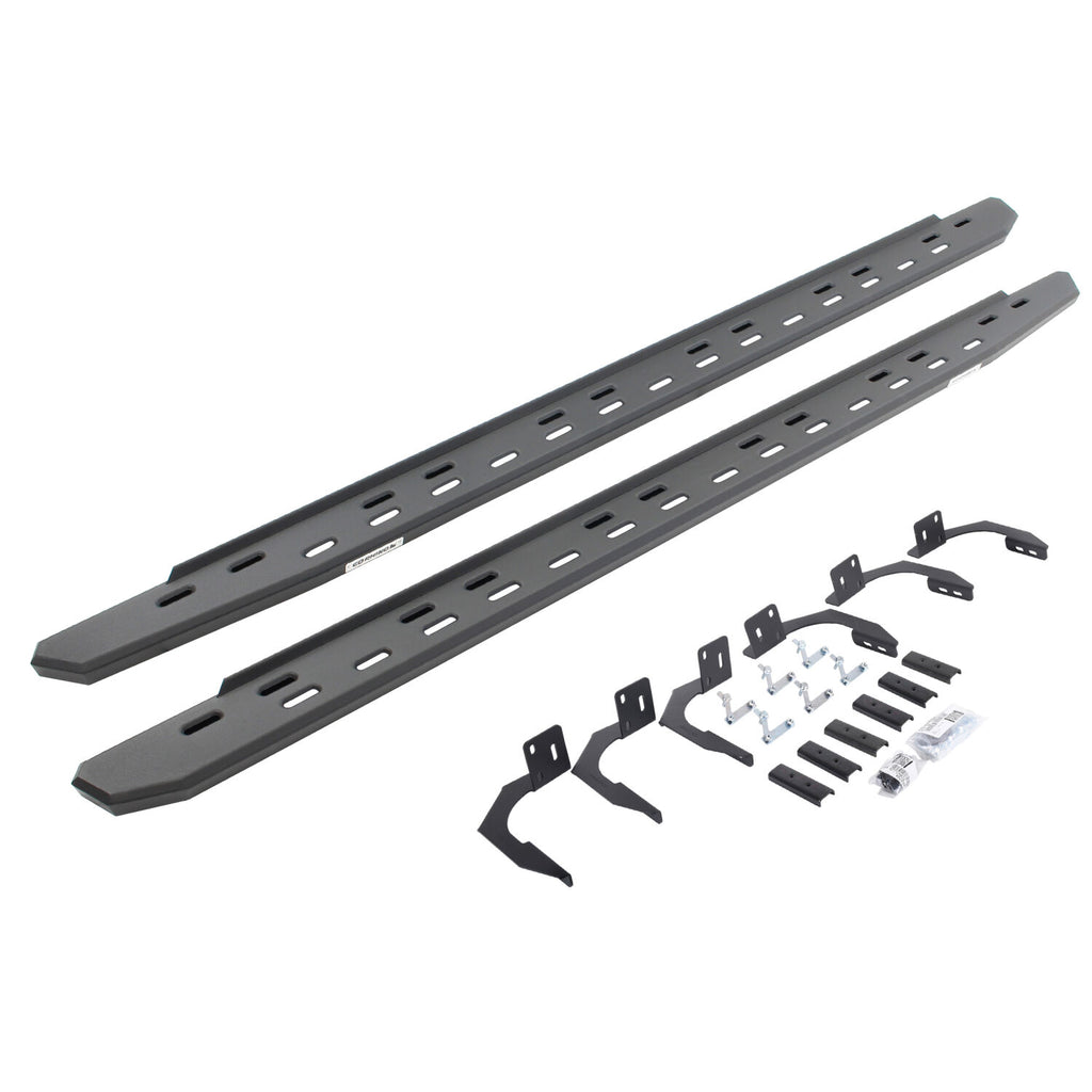 Go Rhino 69610687SPC RB30 Slim Line Running Boards with Mounting Bracket Kit for Select Dodge Ram 1500, Dodge Ram 2500, Dodge Ram 3500, Ram 1500, Ram 2500, Ram