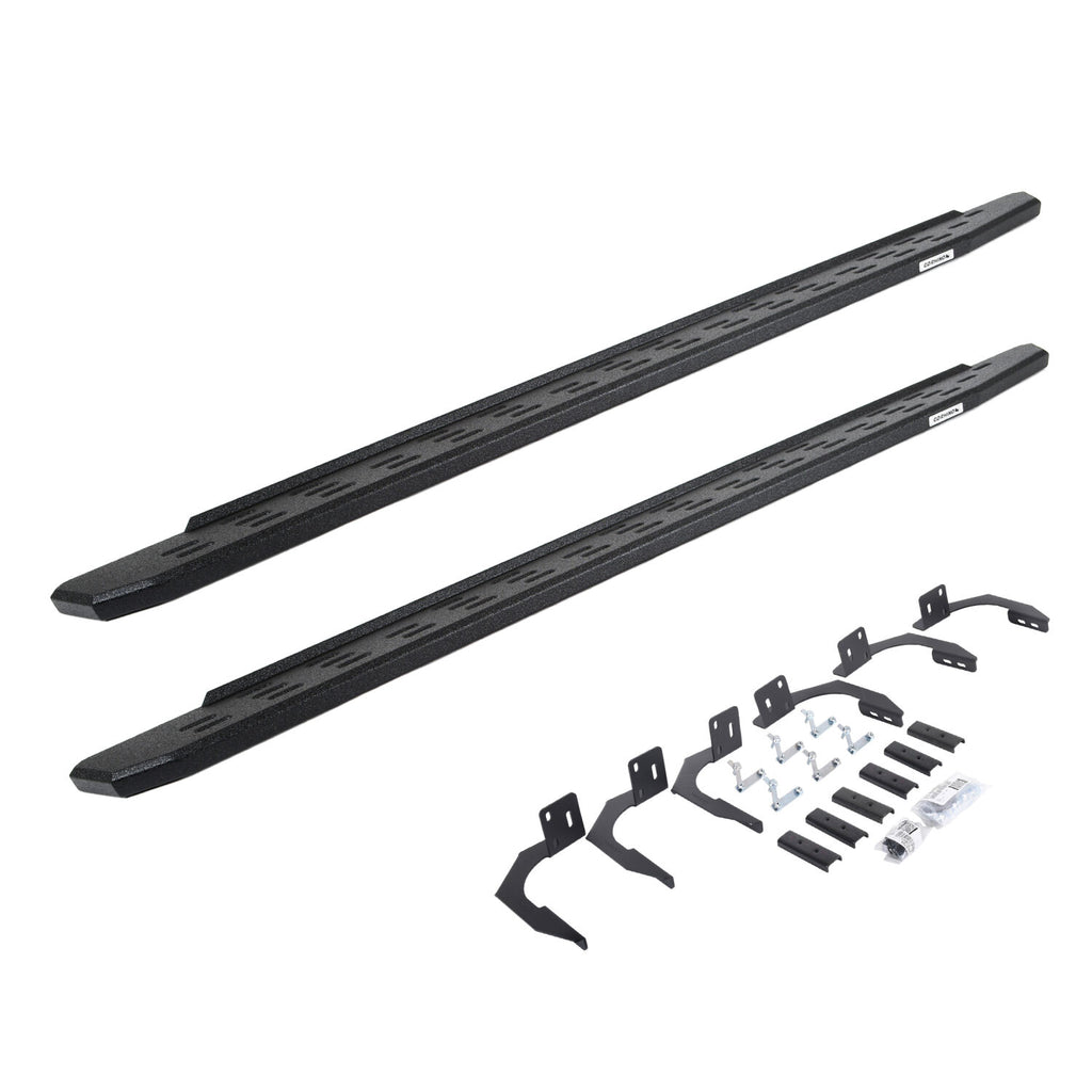 Go Rhino 69610687T RB30 Running Boards with Mounting Bracket Kit for Select Dodge Ram 1500, Dodge Ram 2500, Dodge Ram 3500, Ram 1500, Ram 2500, Ram