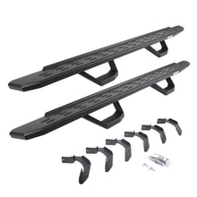 Load image into Gallery viewer, Go Rhino 840500201701 RB30 Running Boards with Mounting Brackets, 2 Pairs Drop Steps Kit for Select Nissan Frontier