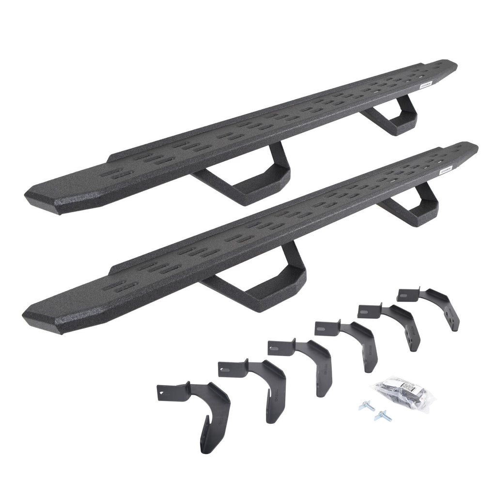 Go Rhino 6961268020T RB30 Running Boards with Mounting Brackets, 2 Pairs Drop Steps Kit for Select Ford F-150