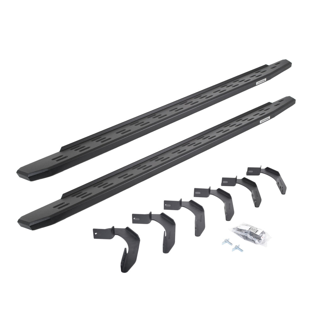 Go Rhino 69634680PC RB30 Running Boards with Mounting Bracket Kit for Select Nissan Frontier