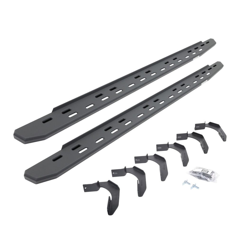 Go Rhino 69634668SPC RB30 Slim Line Running Boards with Mounting Bracket Kit for Select Nissan Frontier