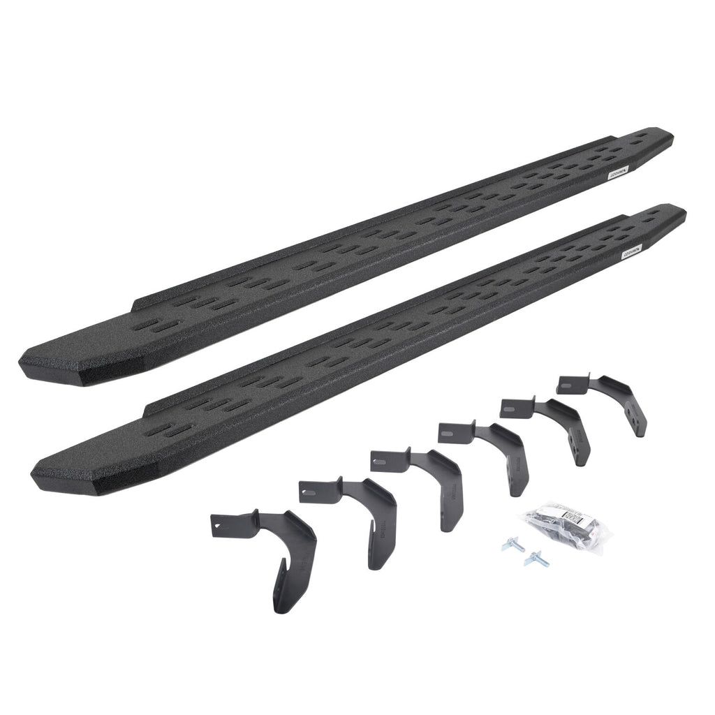 Go Rhino 69612680T RB30 Running Boards with Mounting Bracket Kit for Select Ford F-150