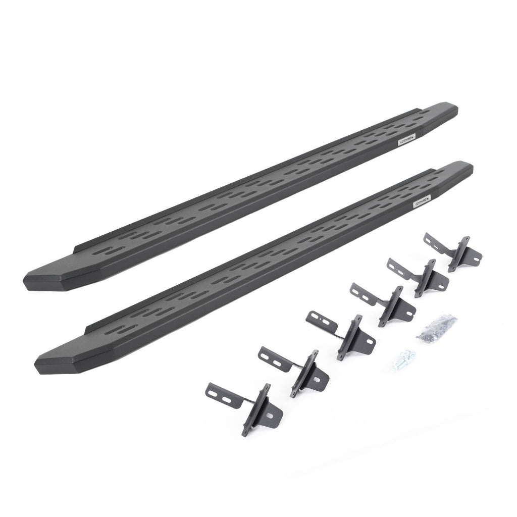 Go Rhino 69612973PC RB30 Running Boards with Mounting Bracket Kit for Select Ford Bronco
