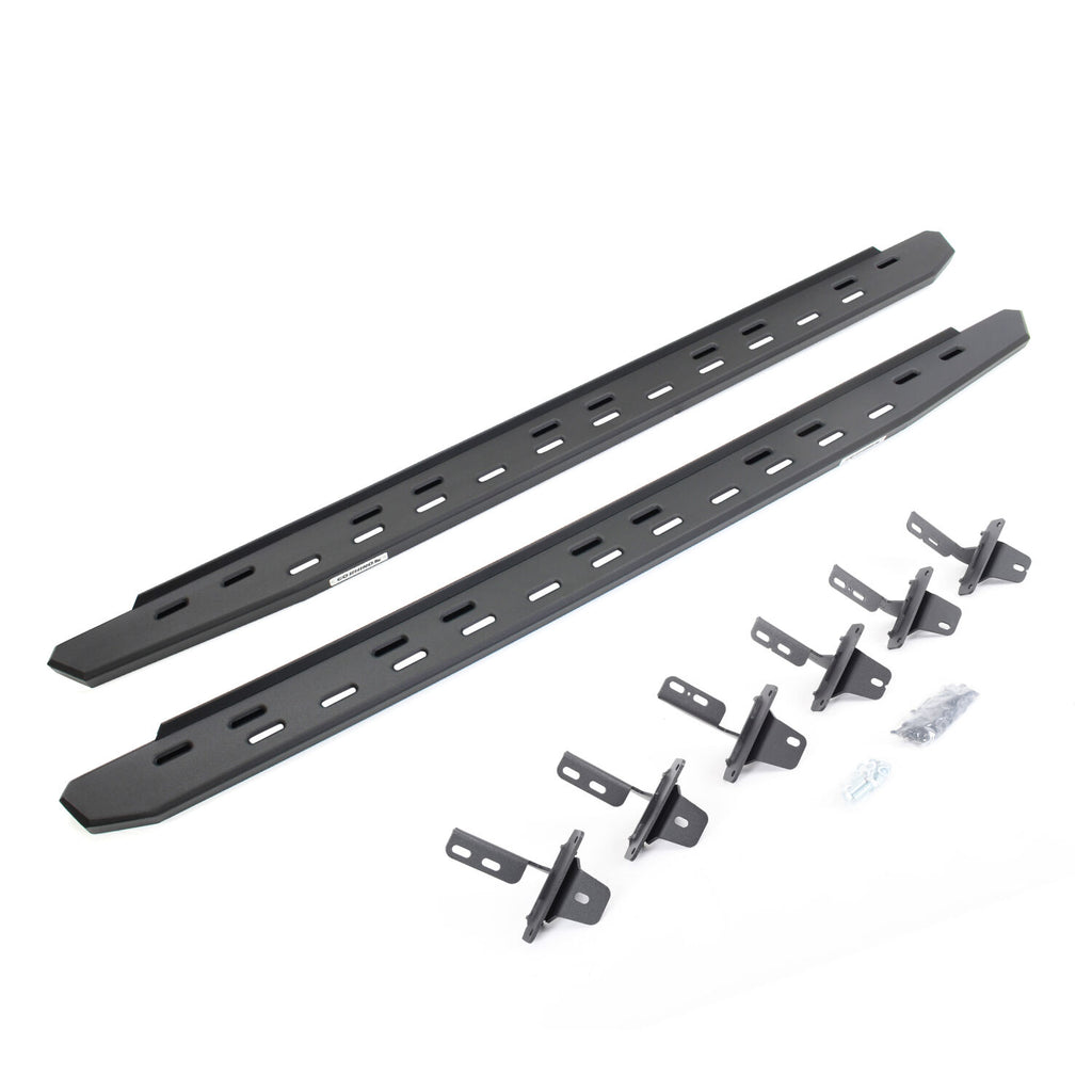 Go Rhino 69612973SPC RB30 Slim Line Running Boards with Mounting Bracket Kit for Select Ford Bronco
