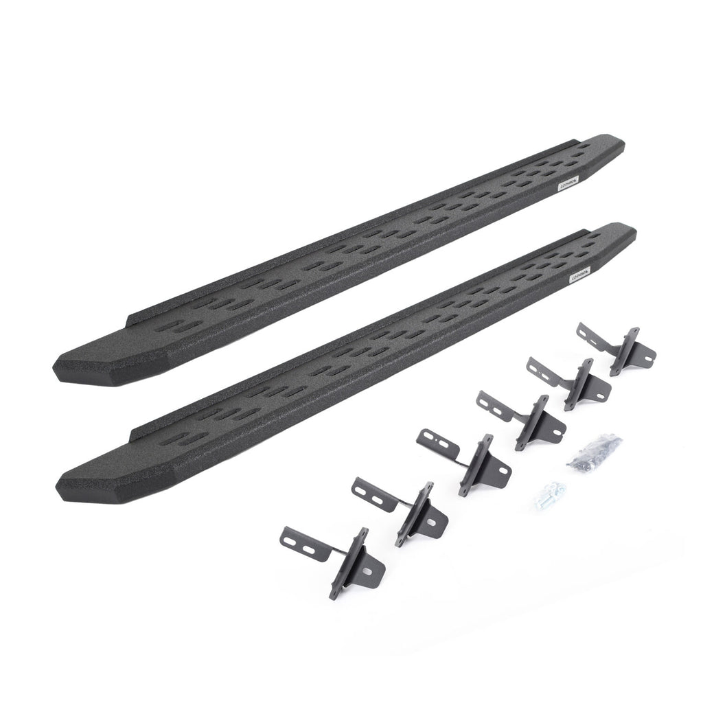 Go Rhino 69612973T RB30 Running Boards with Mounting Bracket Kit for Select Ford Bronco