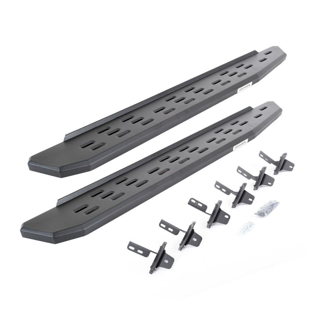 Go Rhino 69613157PC RB30 Running Boards with Mounting Bracket Kit for Select Ford Bronco