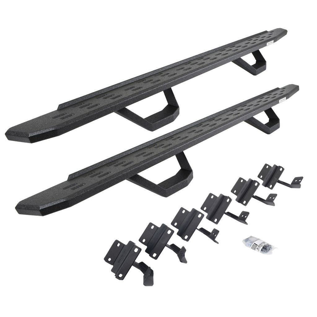 Go Rhino 6961508720T RB30 Running Boards with Mounting Brackets, 2 Pairs Drop Steps Kit for Select Ford F-150