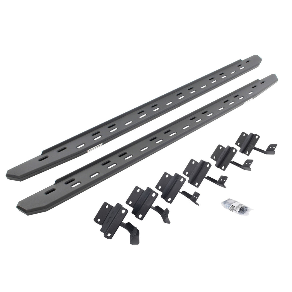 Go Rhino 69615087PC RB30 Running Boards with Mounting Bracket Kit for Select Ford F-150