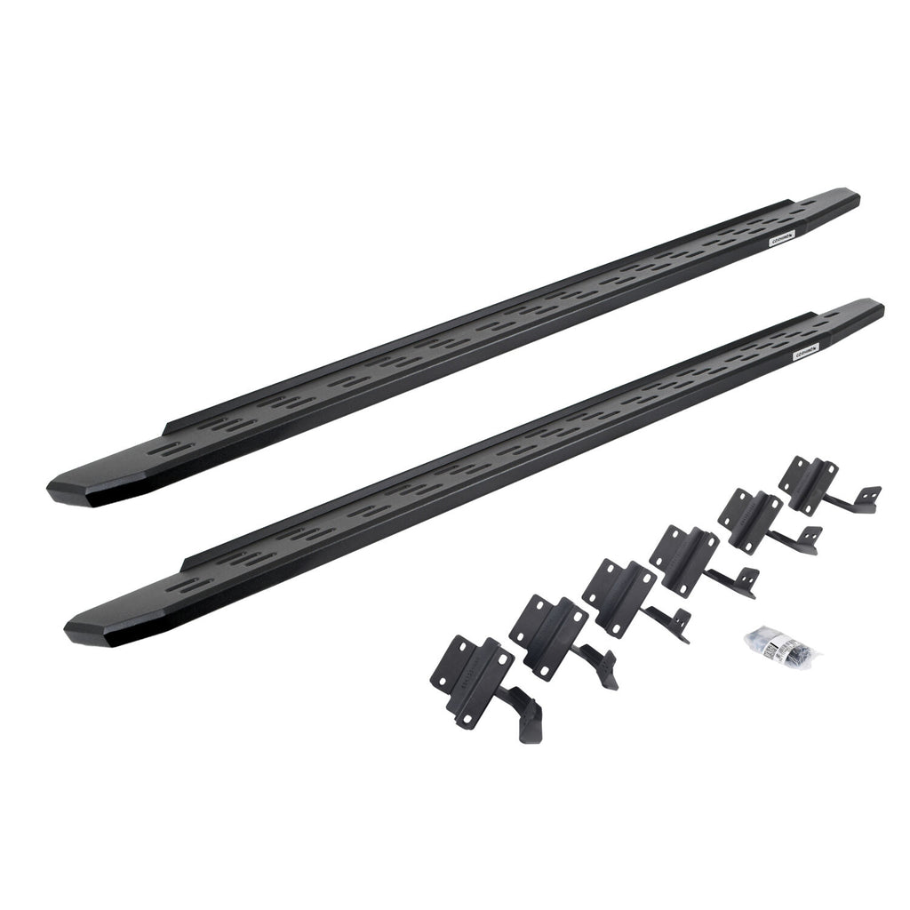 Go Rhino 69615587PC RB30 Running Boards with Mounting Bracket Kit for Select Ford F-150, Ford F-250 Super Duty, Ford F-350 Super Duty