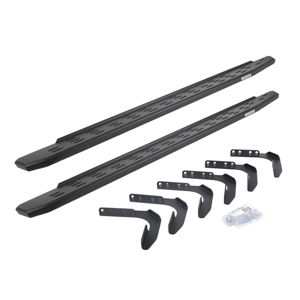 Go Rhino 69617680PC RB30 Running Boards with Mounting Bracket Kit for Select Ford F-250 Super Duty, Ford F-350 Super Duty