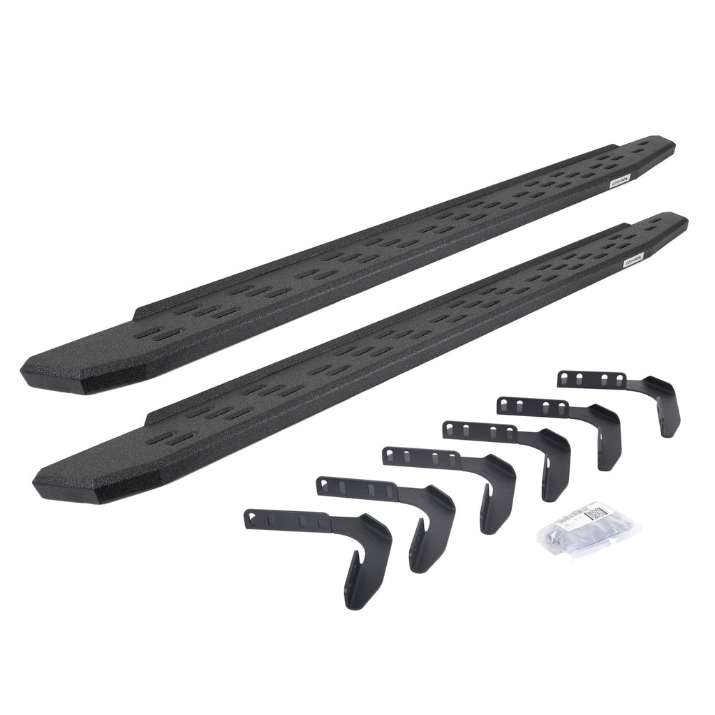 Go Rhino 69617680T RB30 Running Boards with Mounting Bracket Kit for Select Ford F-250 Super Duty, Ford F-350 Super Duty