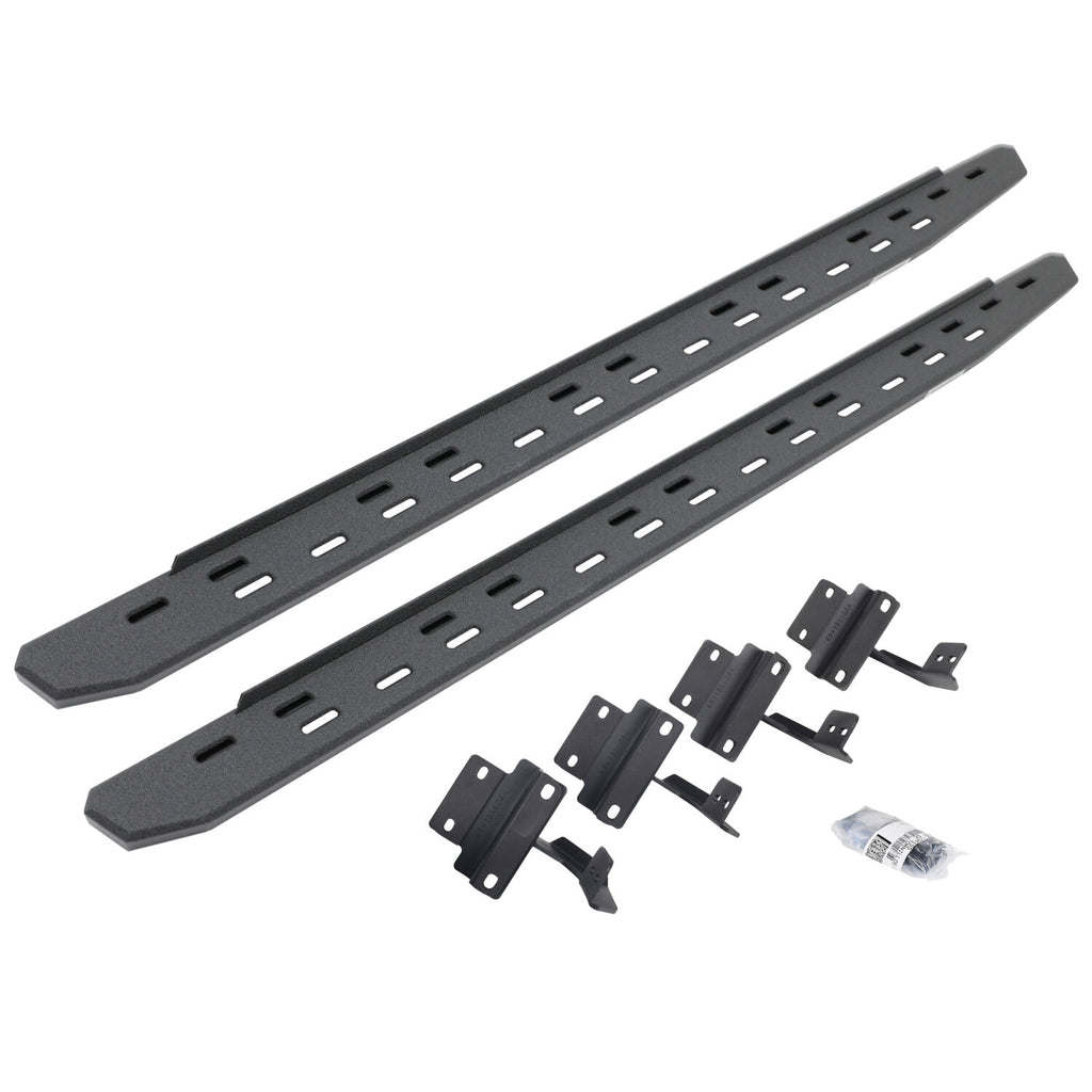 Go Rhino 69617780ST RB30 Slim Line Running Boards with Mounting Bracket Kit for Select Ford F-150, Ford F-250 Super Duty, Ford F-350 Super Duty
