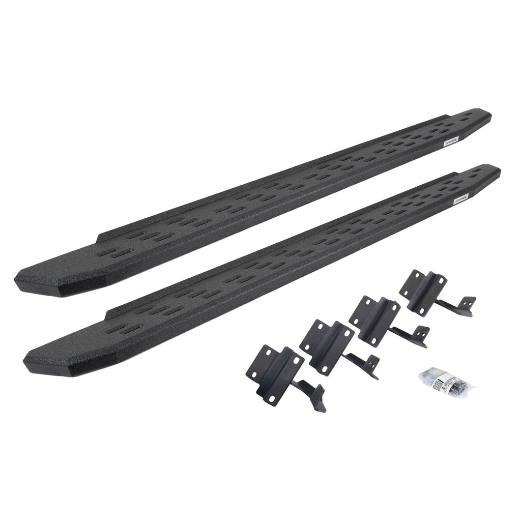Go Rhino 69617780T RB30 Running Boards with Mounting Bracket Kit for Select Ford F-150, Ford F-250 Super Duty, Ford F-350 Super Duty
