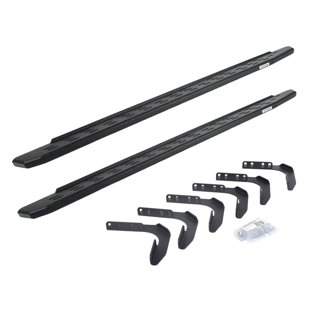 Go Rhino 69618087T RB30 Running Boards with Mounting Bracket Kit for Select Ford F-250 Super Duty, Ford F-350 Super Duty