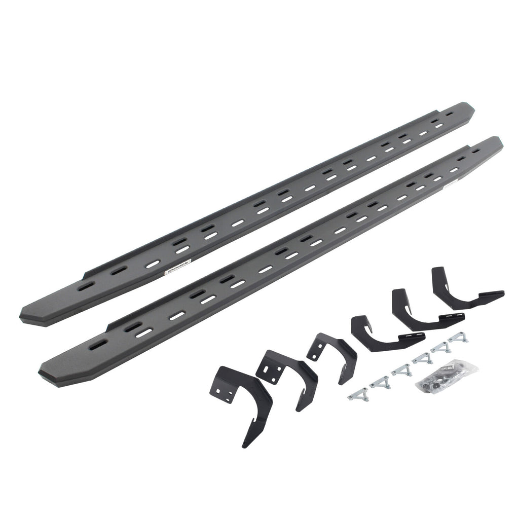 Go Rhino 69620687SPC RB30 Slim Line Running Boards with Mounting Bracket Kit for Select Ram 1500, Ram Classic