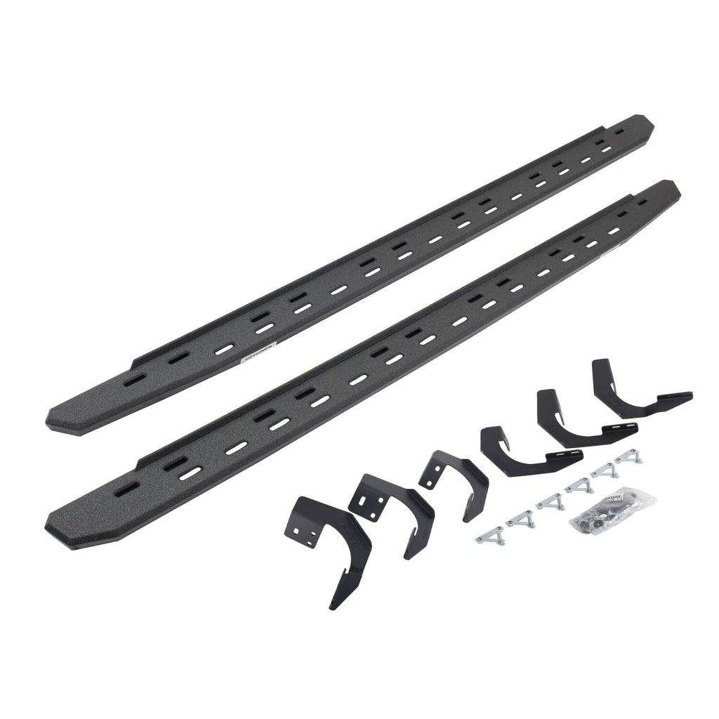 Go Rhino 69620687ST RB30 Slim Line Running Boards with Mounting Bracket Kit for Select Ram 1500, Ram Classic