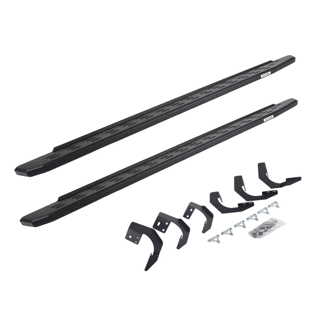 Go Rhino 69620687T RB30 Running Boards with Mounting Bracket Kit for Select Ram 1500, Ram Classic