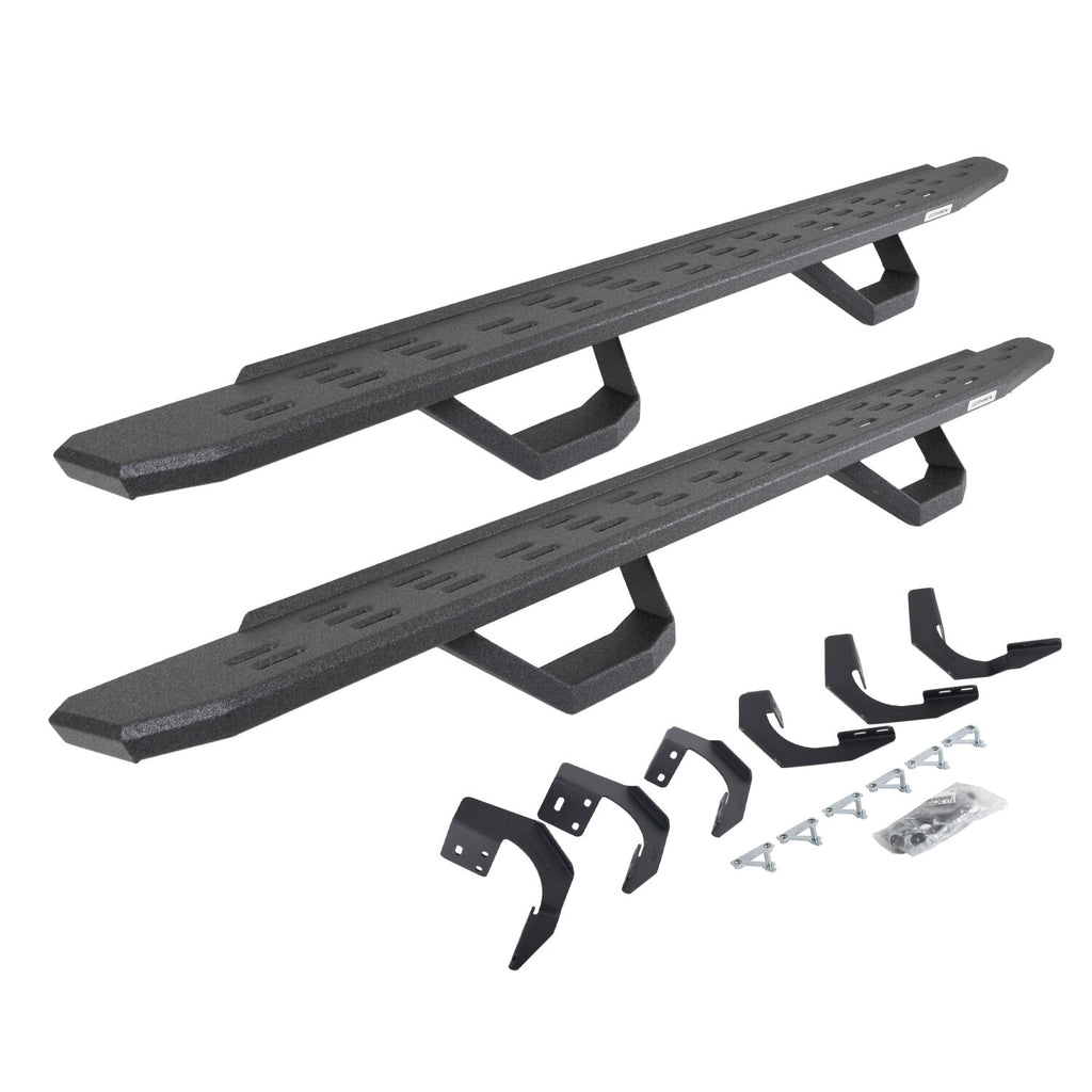 Go Rhino 6962998020T RB30 Running Boards with Mounting Brackets, 2 Pairs Drop Steps Kit for Select Ram 1500, Ram Classic