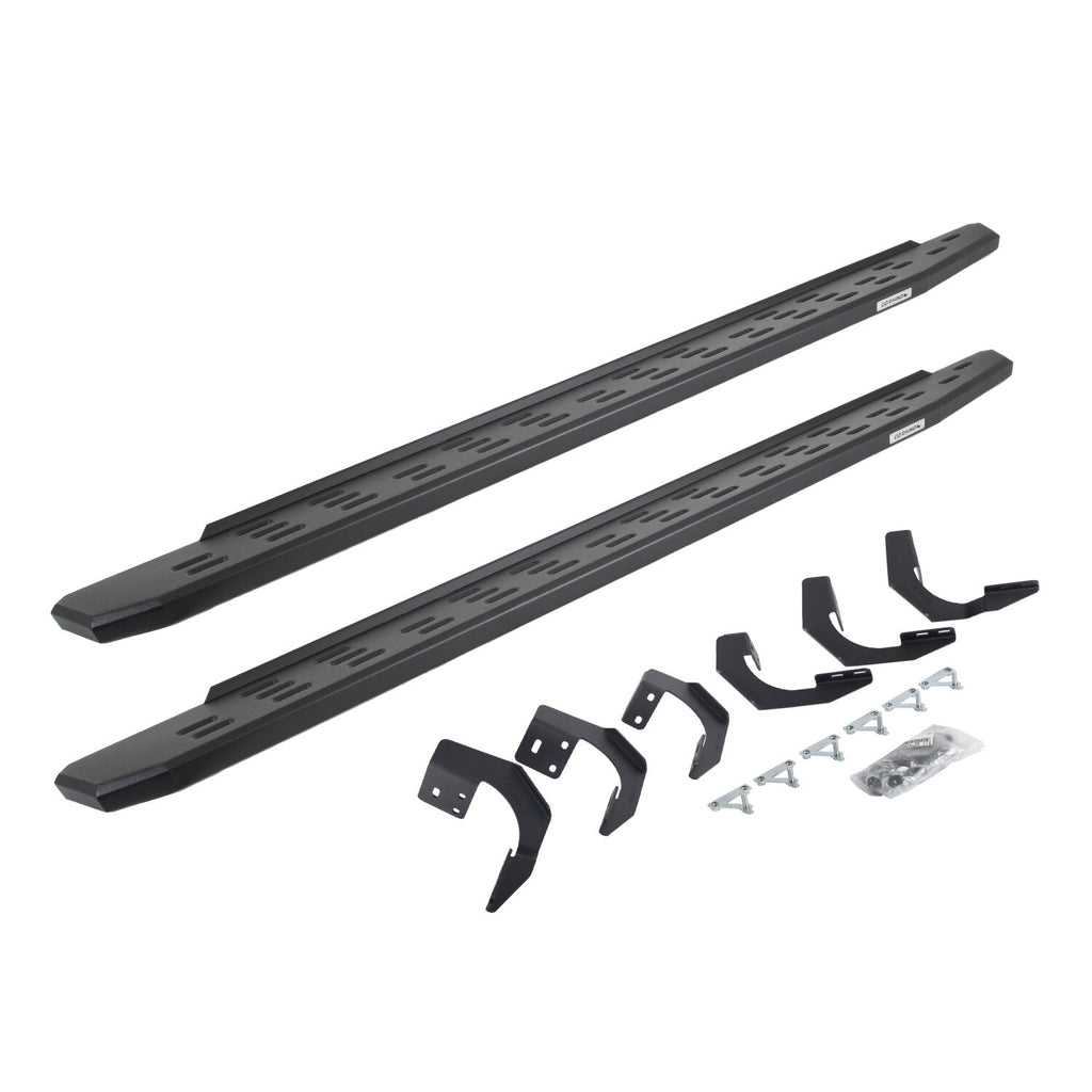 Go Rhino 69629980PC RB30 Running Boards with Mounting Bracket Kit for Select Ram 1500, Ram Classic