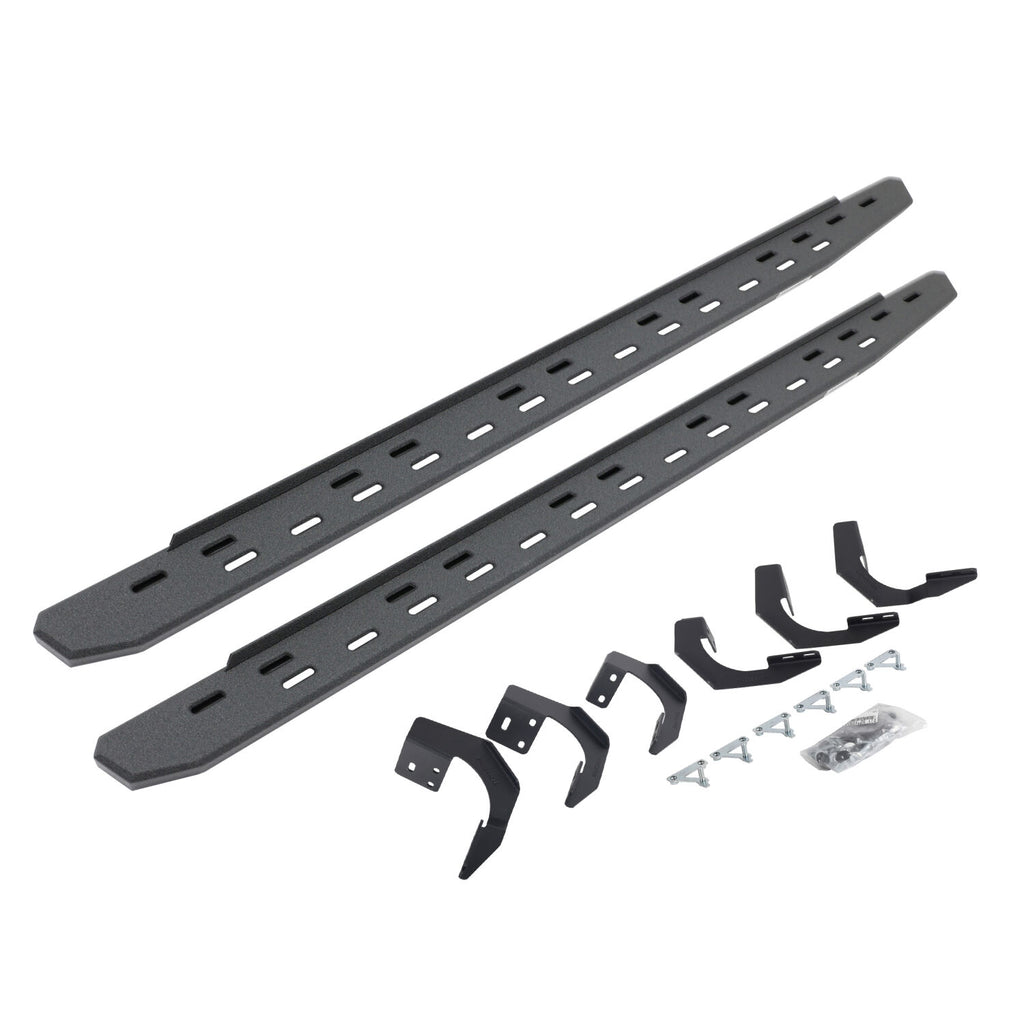 Go Rhino 69629980ST RB30 Slim Line Running Boards with Mounting Bracket Kit for Select Ram 1500, Ram Classic