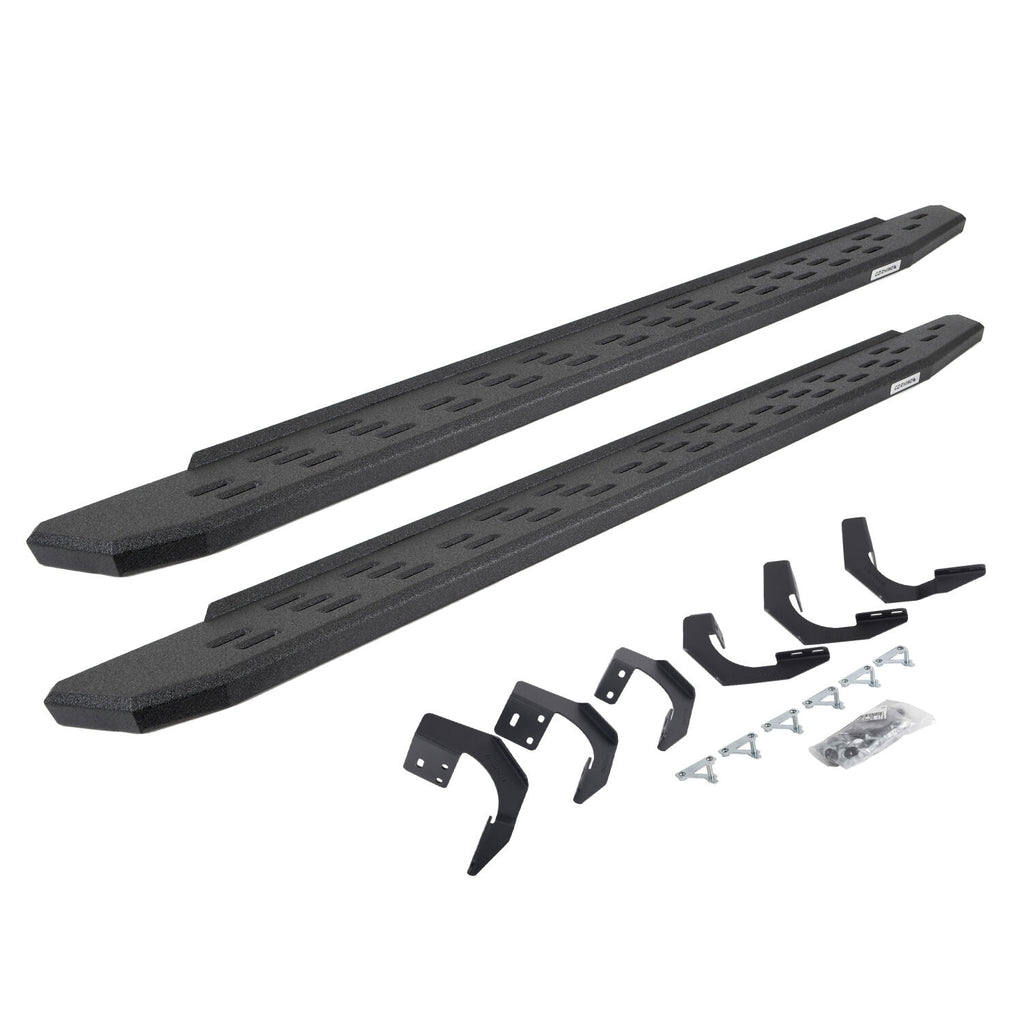 Go Rhino 69629980T RB30 Running Boards with Mounting Bracket Kit for Select Ram 1500, Ram Classic