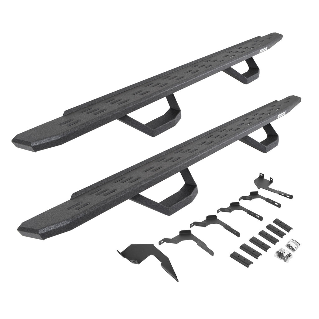 Go Rhino 6963688020T RB30 Running Boards with Mounting Brackets, 2 Pairs Drop Steps Kit for Select Ford Ranger