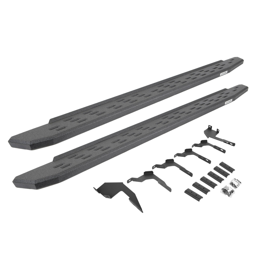 Go Rhino 69636880T RB30 Running Boards with Mounting Brackets Kit for Select Ford Ranger
