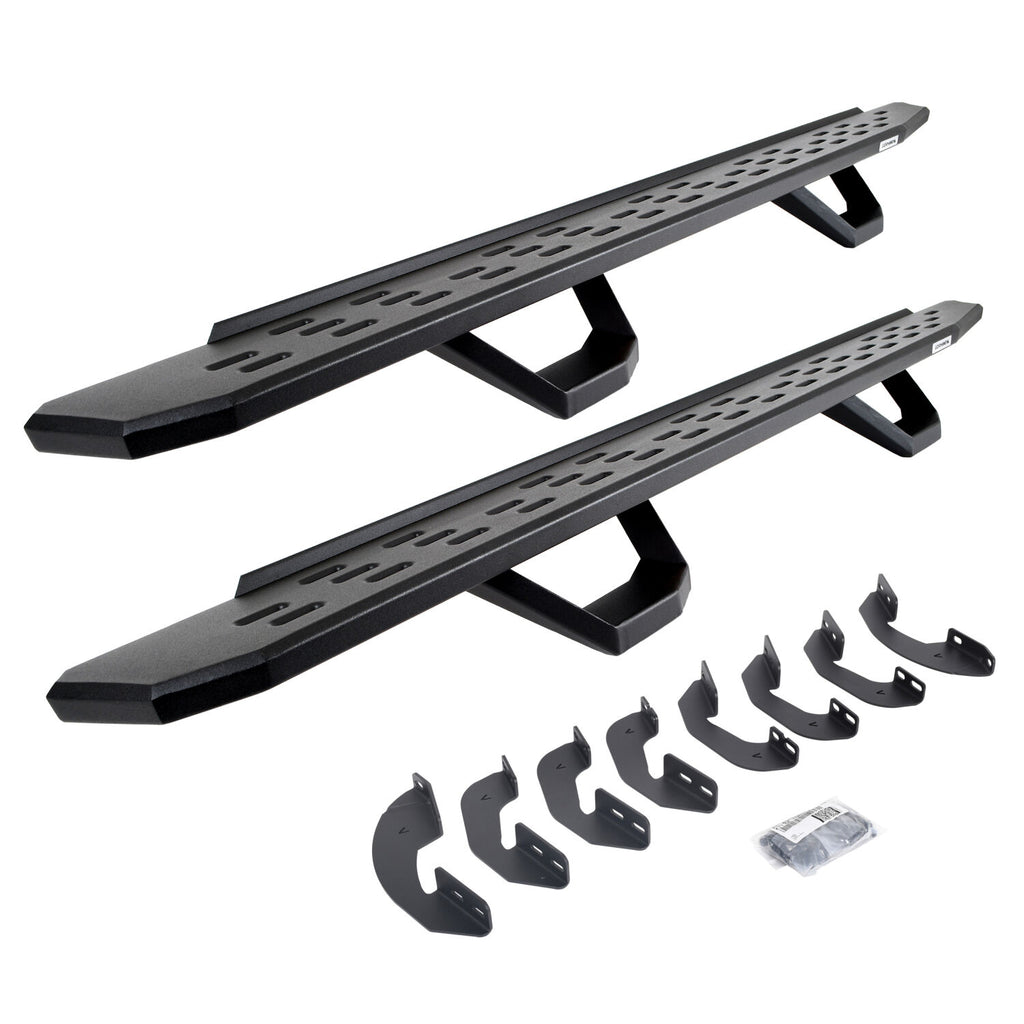 Go Rhino 6964397320PC RB30 Running Boards with Mounting Brackets, 2 Pairs Drop Steps Kit for Select Toyota Sequoia