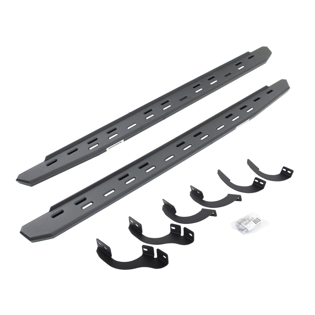 Go Rhino 69642568SPC RB30 Slim Line Running Boards with Mounting Bracket Kit for Select Toyota 4Runner
