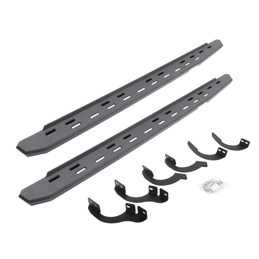 Go Rhino 69642568ST RB30 Slim Line Running Boards with Mounting Bracket Kit for Select Toyota 4Runner