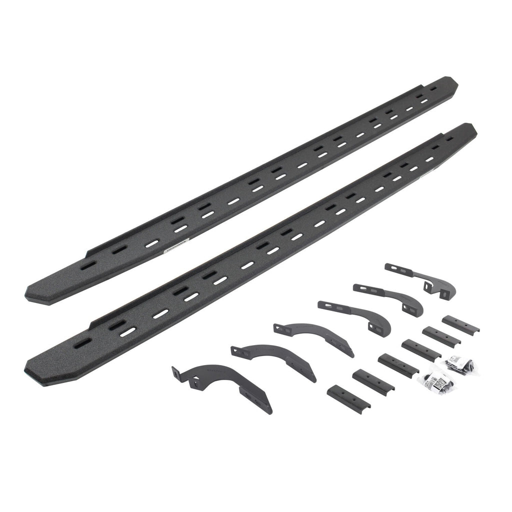 Go Rhino 69644568ST RB30 Slim Line Running Boards with Mounting Bracket Kit for Select Lexus GX550, Toyota Land Cruiser