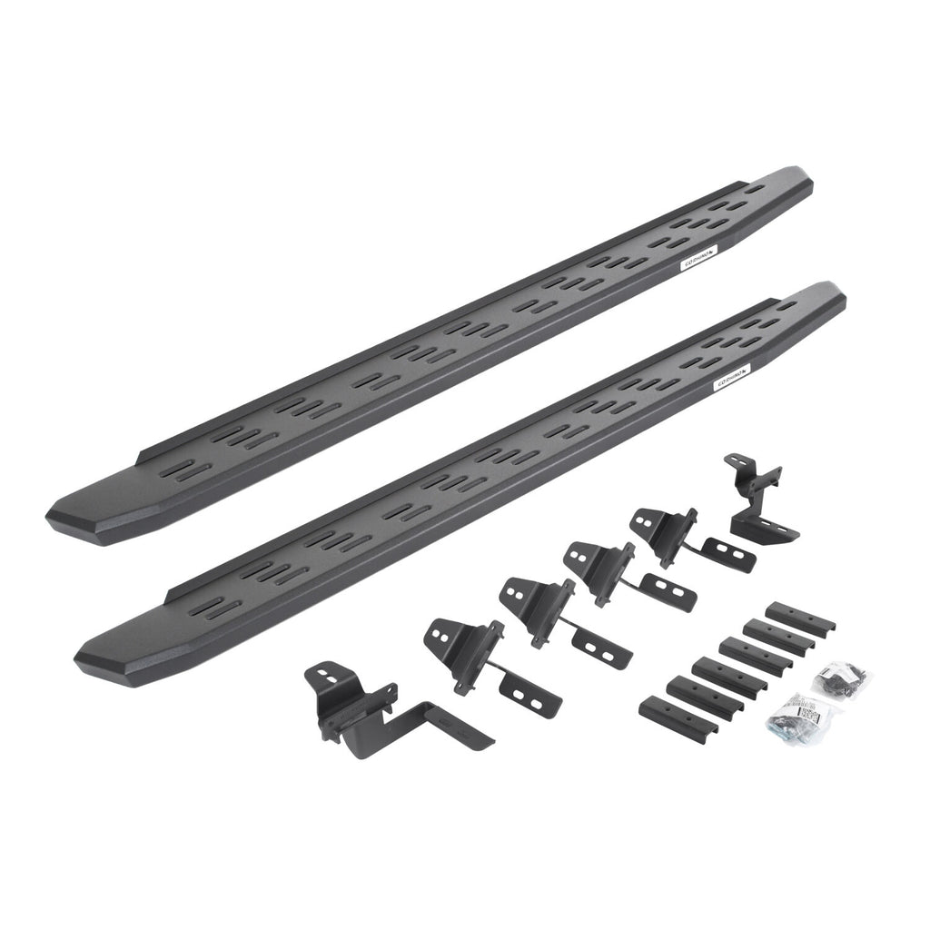 Go Rhino 69650568PC RB30 Running Boards with Mounting Bracket Kit for Select Jeep Wrangler, Jeep Wrangler JK