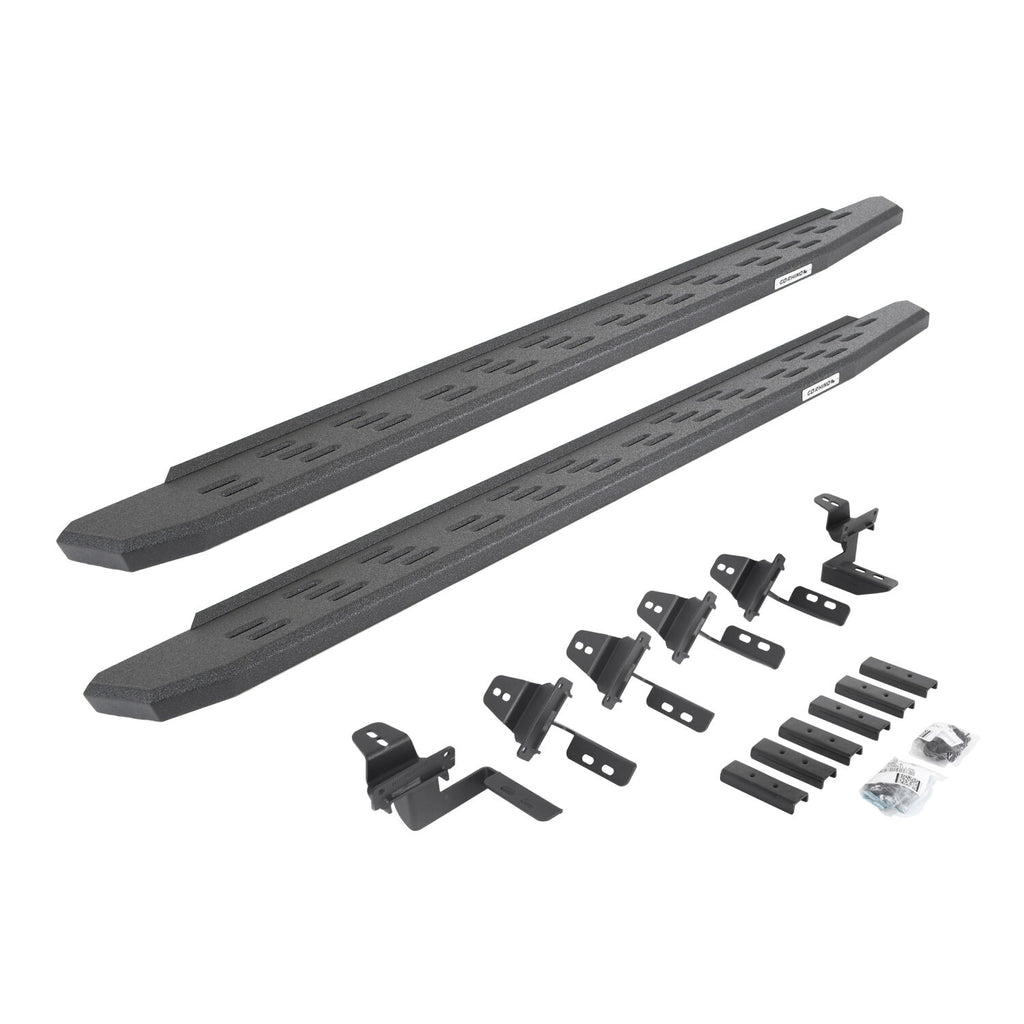 Go Rhino 69650568T RB30 Running Boards with Mounting Bracket Kit for Select Jeep Wrangler, Jeep Wrangler JK