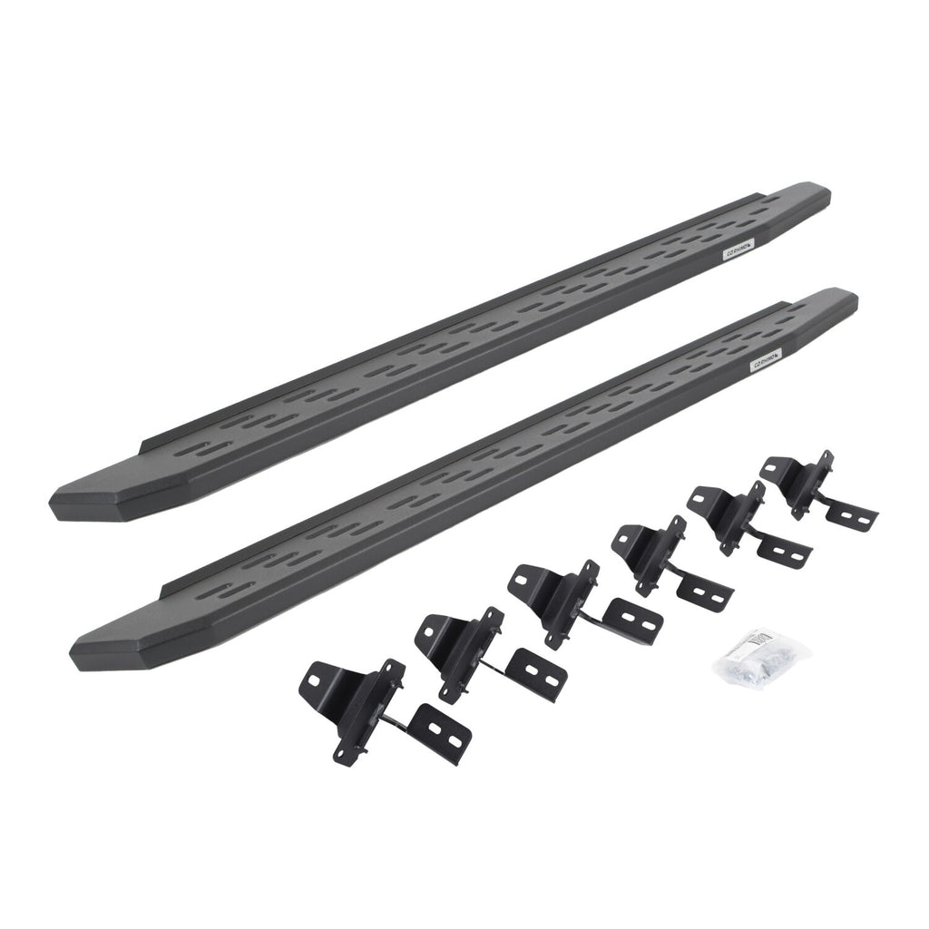 Go Rhino 69650673PC RB30 Running Boards with Mounting Bracket Kit for Select Jeep Wrangler