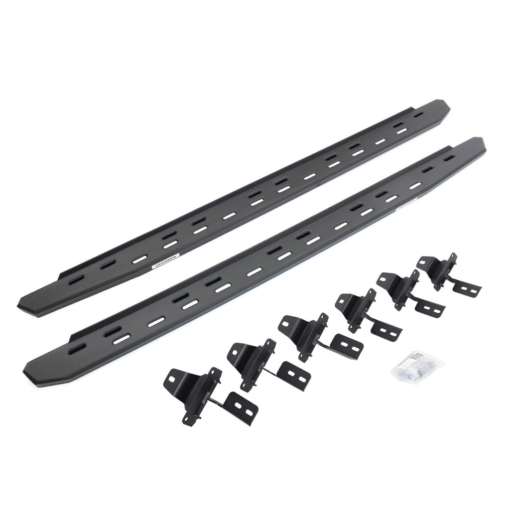 Go Rhino 69650673SPC RB30 Slim Line Running Boards with Mounting Bracket Kit for Select Jeep Wrangler