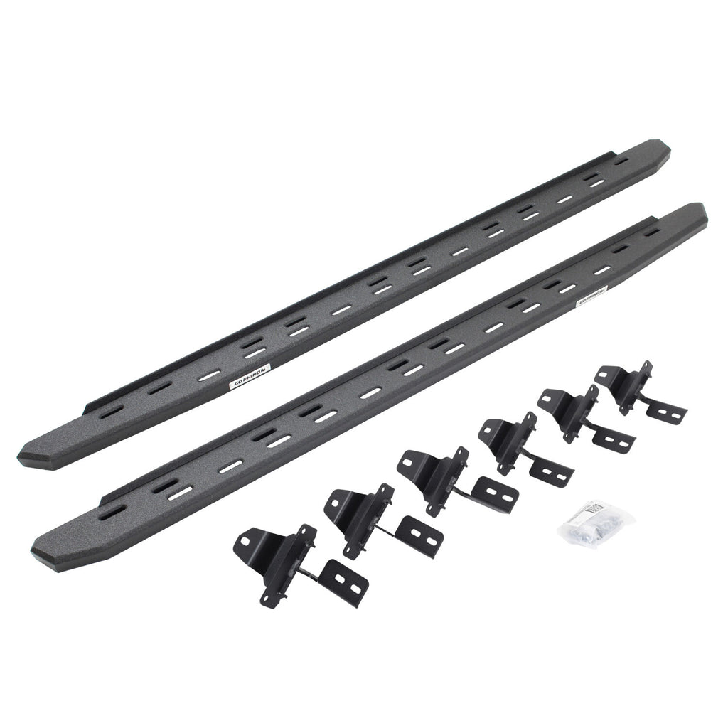 Go Rhino 69650673ST RB30 Slim Line Running Boards with Mounting Bracket Kit for Select Jeep Wrangler
