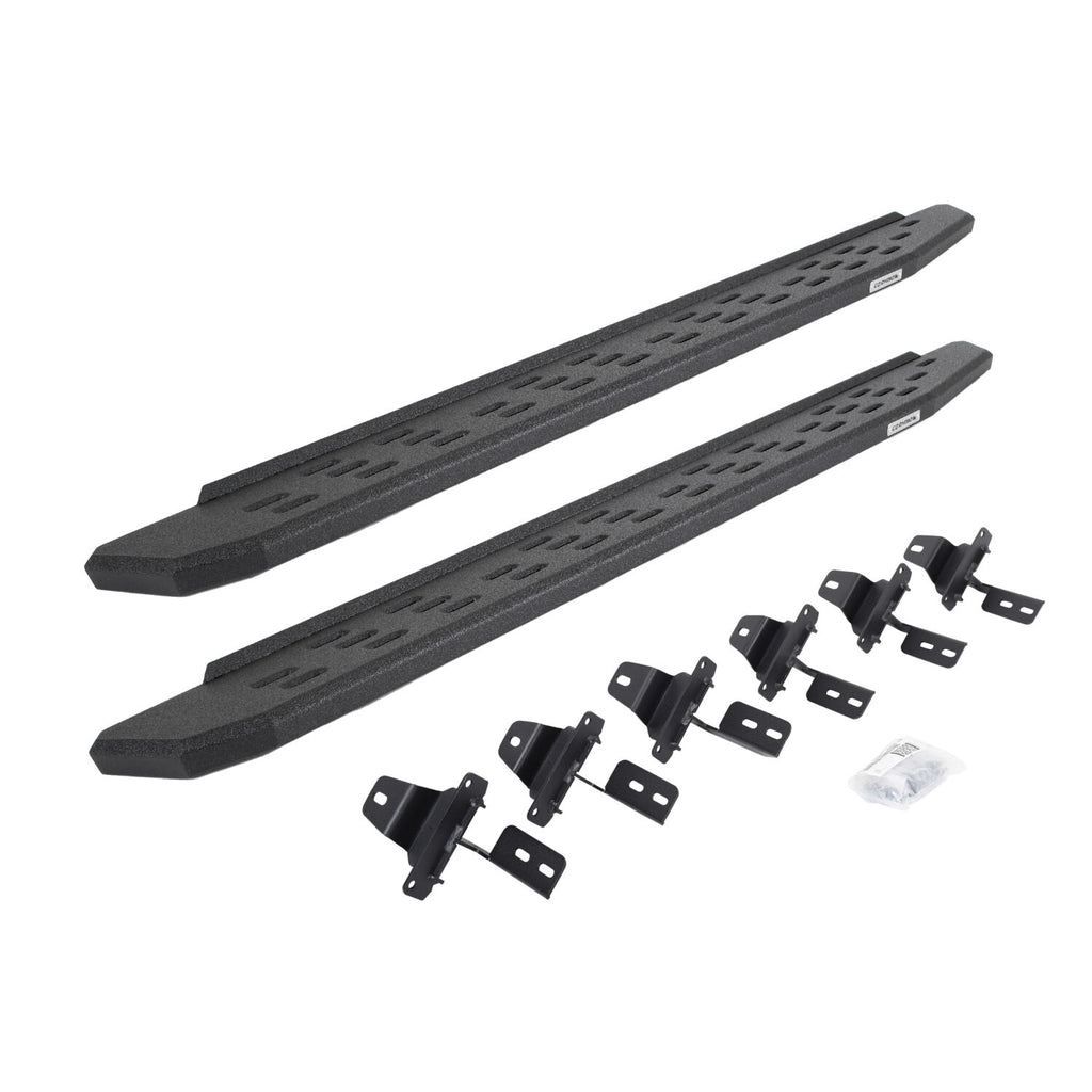 Go Rhino 69650673T RB30 Running Boards with Mounting Bracket Kit for Select Jeep Wrangler