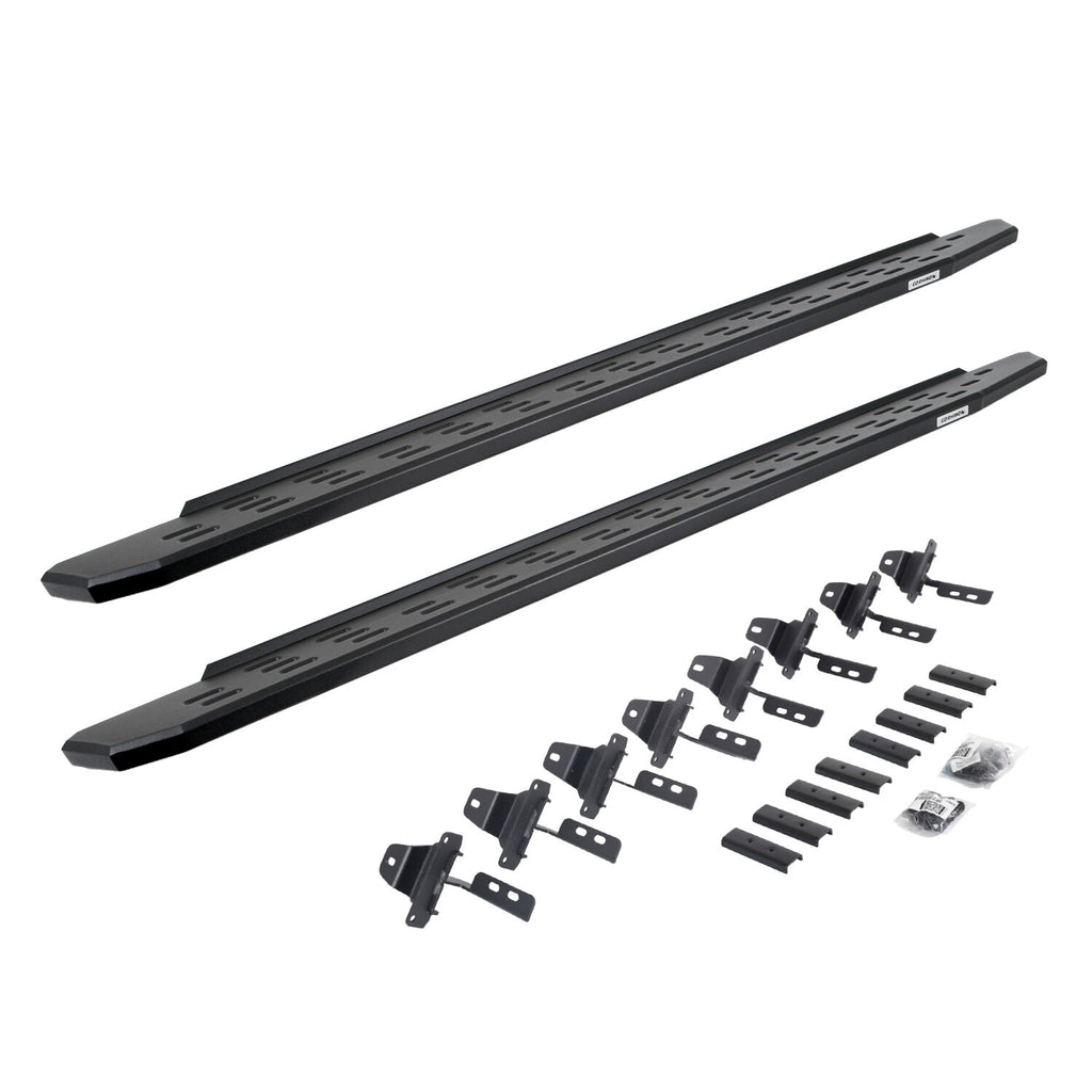 Go Rhino 69651687PC RB30 Running Boards with Mounting Bracket Kit for Select Jeep Gladiator