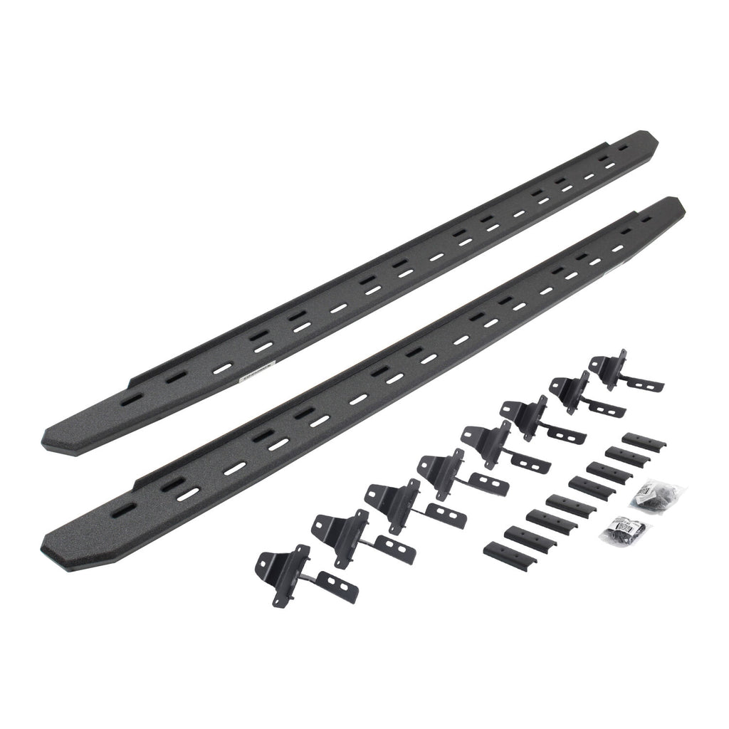 Go Rhino 69651687ST RB30 Slim Line Running Boards with Mounting Bracket Kit for Select Jeep Gladiator