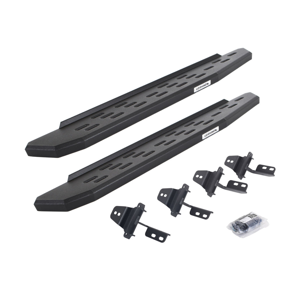 Go Rhino 69692648PC RB30 Running Boards with Mounting Bracket Kit for Select Jeep Wrangler, Jeep Wrangler JK