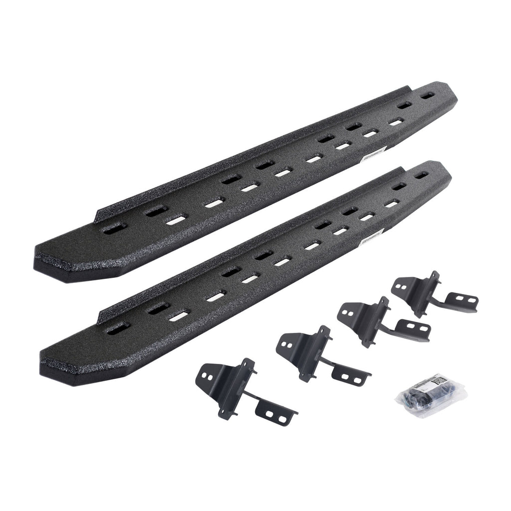 Go Rhino 69692648ST RB30 Slim Line Running Boards with Mounting Bracket Kit for Select Jeep Wrangler, Jeep Wrangler JK