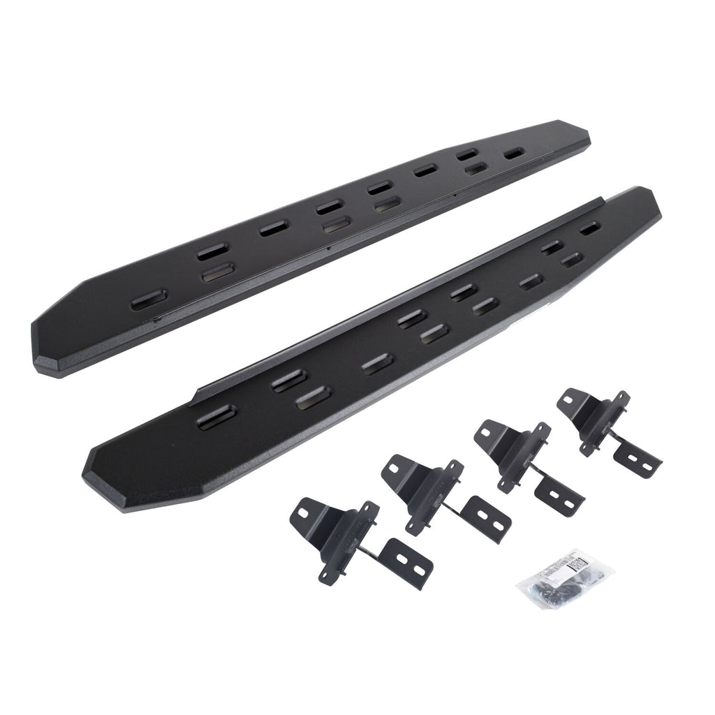 Go Rhino 69692748SPC RB30 Slim Line Running Boards with Mounting Bracket Kit for Select Jeep Wrangler