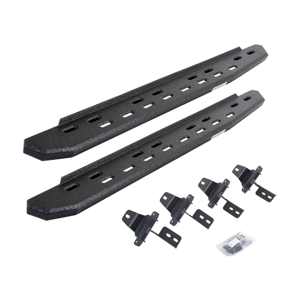 Go Rhino 69692748ST RB30 Slim Line Running Boards with Mounting Bracket Kit for Select Jeep Wrangler