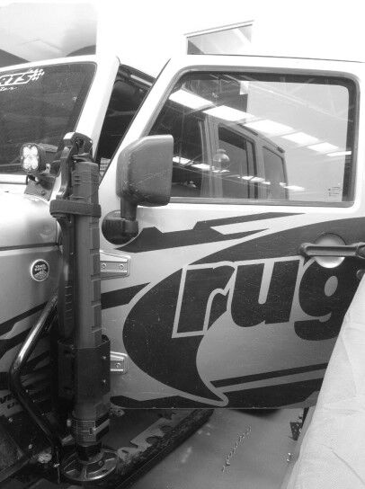 Go Rhino 701007T El Gato EG-1 Hydraulic Jack - Exterior Mount for Jeep Wrangler JK or JKU for Select Jeep Wrangler, Jeep Wrangler JK