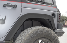 Load image into Gallery viewer, Go Rhino 702002T Inner Fender Liners for wheel wells, Rear pair for Jeep Wrangler JK for Select Jeep Wrangler, Jeep Wrangler JK