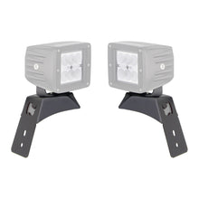 Load image into Gallery viewer, Go Rhino 730035T XE Hood Latch Light Mounts for Jeep JL/JT - Fits Single 3x3 LED Cube Light for Select Jeep Gladiator, Jeep Wrangler