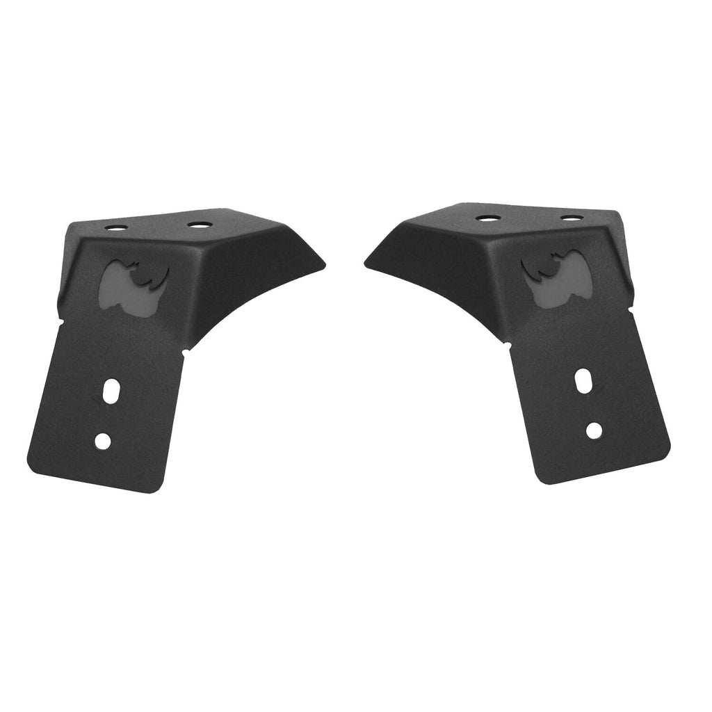 Go Rhino 730035T XE Hood Latch Light Mounts for Jeep JL/JT - Fits Single 3x3 LED Cube Light for Select Jeep Gladiator, Jeep Wrangler